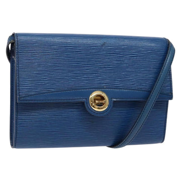 LOUIS VUITTON Epi Pochette Arche Shoulder Bag Blue M52575 LV Auth 134621