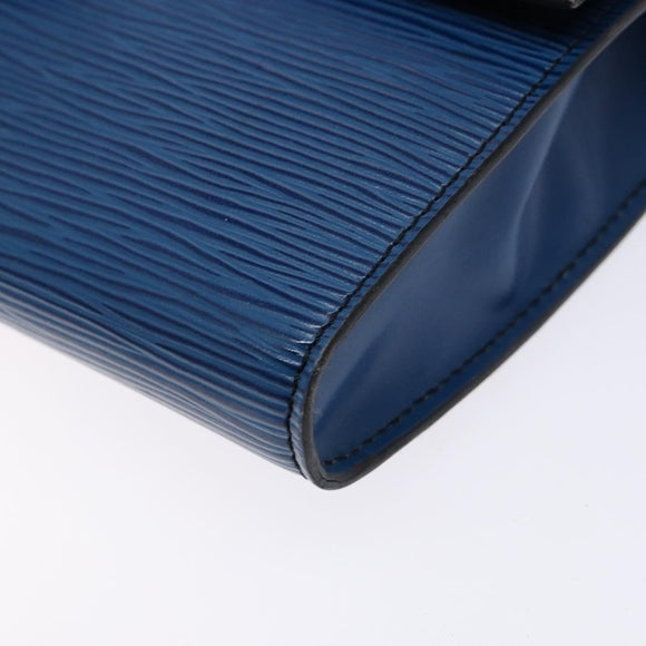 LOUIS VUITTON Epi Pochette Arche Shoulder Bag Blue M52575 LV Auth 134621