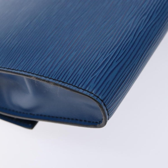 LOUIS VUITTON Epi Pochette Arche Shoulder Bag Blue M52575 LV Auth 134621