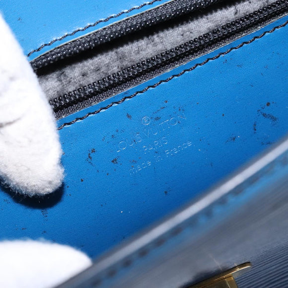 LOUIS VUITTON Epi Pochette Arche Shoulder Bag Blue M52575 LV Auth 134621