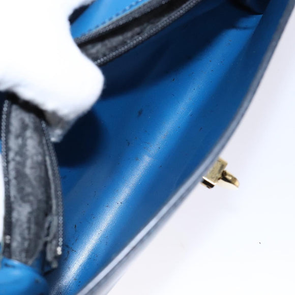 LOUIS VUITTON Epi Pochette Arche Shoulder Bag Blue M52575 LV Auth 134621