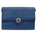 LOUIS VUITTON Epi Pochette Arche Shoulder Bag Blue M52575 LV Auth 134621-13
