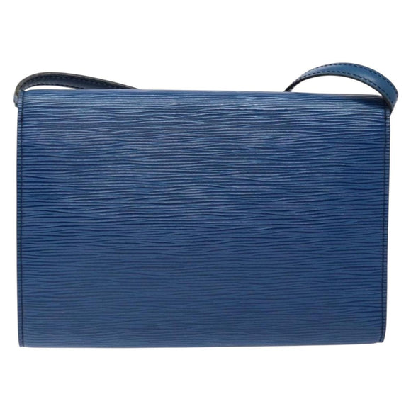 LOUIS VUITTON Epi Pochette Arche Shoulder Bag Blue M52575 LV Auth 134621