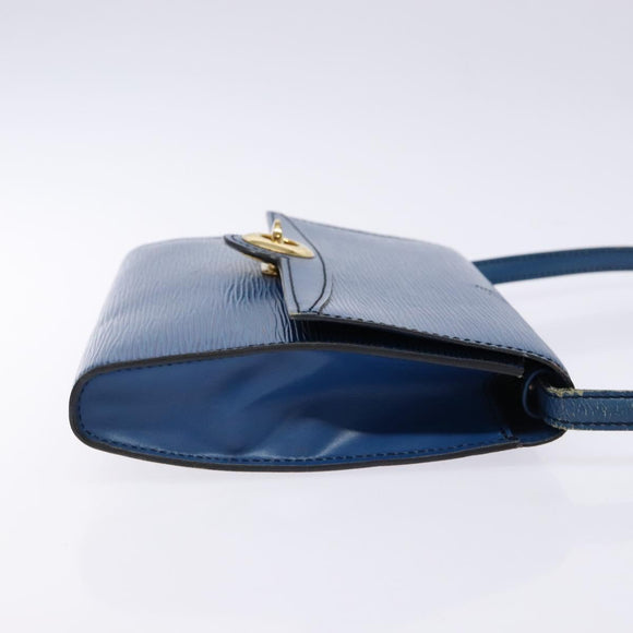 LOUIS VUITTON Epi Pochette Arche Shoulder Bag Blue M52575 LV Auth 134621