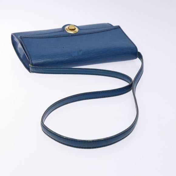 LOUIS VUITTON Epi Pochette Arche Shoulder Bag Blue M52575 LV Auth 134621