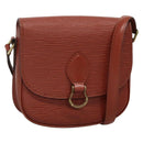 LOUIS VUITTON Epi Saint Cloud PM Shoulder Bag Brown M52213 LV Auth 134622-1