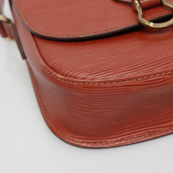 LOUIS VUITTON Epi Saint Cloud PM Shoulder Bag Brown M52213 LV Auth 134622