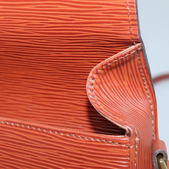 LOUIS VUITTON Epi Saint Cloud PM Shoulder Bag Brown M52213 LV Auth 134622