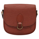 LOUIS VUITTON Epi Saint Cloud PM Shoulder Bag Brown M52213 LV Auth 134622-2