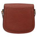 LOUIS VUITTON Epi Saint Cloud PM Shoulder Bag Brown M52213 LV Auth 134622-3