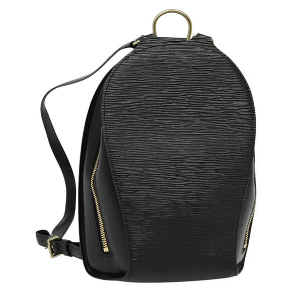 LOUIS VUITTON Epi Mabillon Backpack Black M52232 LV Auth 134623