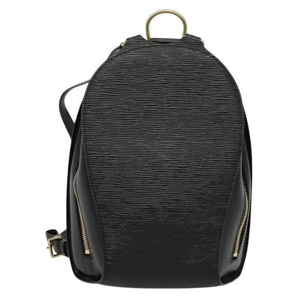 LOUIS VUITTON Epi Mabillon Backpack Black M52232 LV Auth 134623