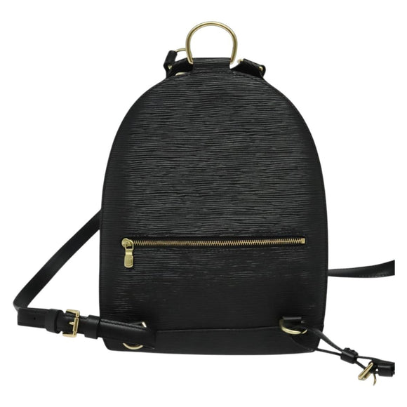 LOUIS VUITTON Epi Mabillon Backpack Black M52232 LV Auth 134623