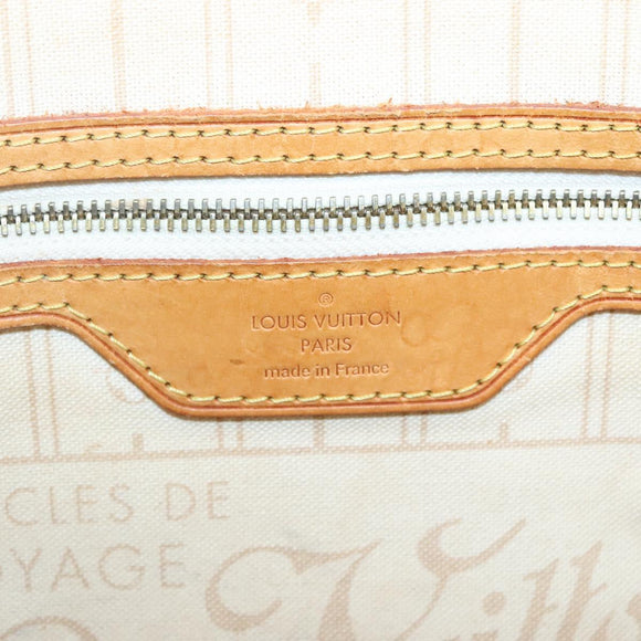 LOUIS VUITTON Damier Azur Neverfull PM Tote Bag N41362 LV Auth 134635