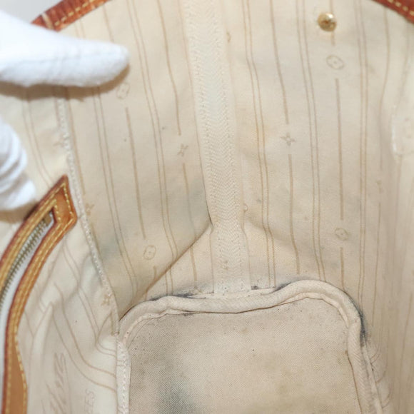 LOUIS VUITTON Damier Azur Neverfull PM Tote Bag N41362 LV Auth 134635