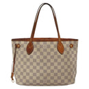 LOUIS VUITTON Damier Azur Neverfull PM Tote Bag N41362 LV Auth 134635-13