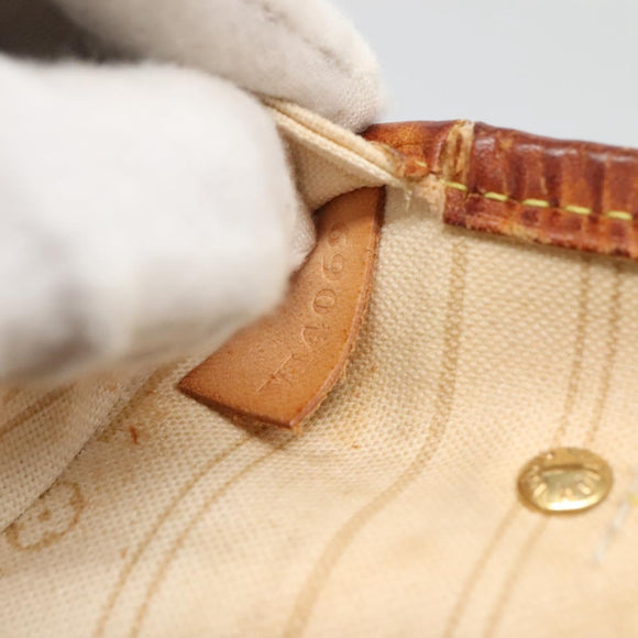 LOUIS VUITTON Damier Azur Neverfull PM Tote Bag N41362 LV Auth 134635