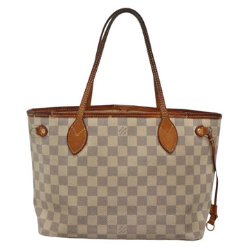 LOUIS VUITTON Damier Azur Neverfull PM Tote Bag N41362 LV Auth 134635 - 0