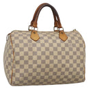 LOUIS VUITTON Damier Azur Speedy 30 Hand Bag N41533 LV Auth 134636-1