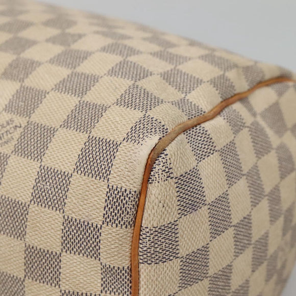 LOUIS VUITTON Damier Azur Speedy 30 Hand Bag N41533 LV Auth 134636