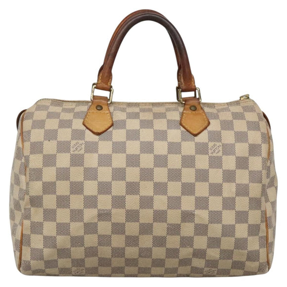 LOUIS VUITTON Damier Azur Speedy 30 Hand Bag N41533 LV Auth 134636