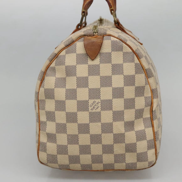 LOUIS VUITTON Damier Azur Speedy 30 Hand Bag N41533 LV Auth 134636