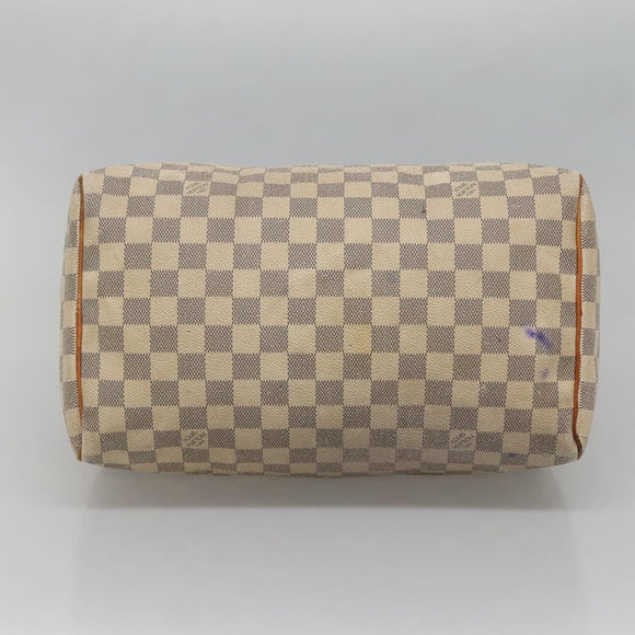 LOUIS VUITTON Damier Azur Speedy 30 Hand Bag N41533 LV Auth 134636