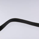 PRADA Shoulder Bag Enamel Black Silver Auth 134639-14