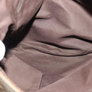 GUCCI GG Canvas Shoulder Bag Beige Gold 203257 Auth 134640-11