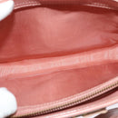 Salvatore Ferragamo Vala Hand Bag Leather 2way Pink Gold Auth 134642-11