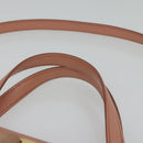 Salvatore Ferragamo Vala Hand Bag Leather 2way Pink Gold Auth 134642-14