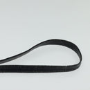 Christian Dior Trotter Canvas Shoulder Bag Navy Gold Auth 134643-8