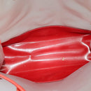 LOEWE Hand Bag Vinyl Orange Auth 134650-10