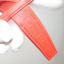 LOEWE Hand Bag Vinyl Orange Auth 134650-11