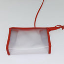 LOEWE Hand Bag Vinyl Orange Auth 134650-12