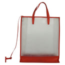 LOEWE Hand Bag Vinyl Orange Auth 134650-13