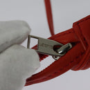 LOEWE Hand Bag Vinyl Orange Auth 134650-25