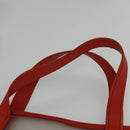 LOEWE Hand Bag Vinyl Orange Auth 134650-8