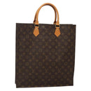 LOUIS VUITTON Monogram Sac Plat Hand Bag M51140 LV Auth 134657-1