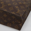 LOUIS VUITTON Monogram Sac Plat Hand Bag M51140 LV Auth 134657-8
