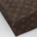 LOUIS VUITTON Monogram Sac Plat Hand Bag M51140 LV Auth 134657-15