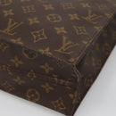 LOUIS VUITTON Monogram Sac Plat Hand Bag M51140 LV Auth 134657-16
