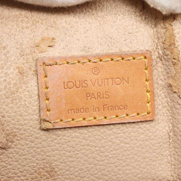 LOUIS VUITTON Monogram Sac Plat Hand Bag M51140 LV Auth 134657