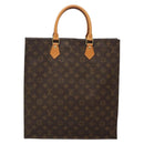 LOUIS VUITTON Monogram Sac Plat Hand Bag M51140 LV Auth 134657-13