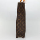 LOUIS VUITTON Monogram Sac Plat Hand Bag M51140 LV Auth 134657-4