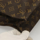 LOUIS VUITTON Monogram Sac Plat Hand Bag M51140 LV Auth 134658-9