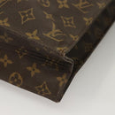 LOUIS VUITTON Monogram Sac Plat Hand Bag M51140 LV Auth 134658-14