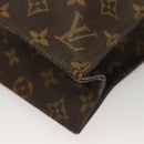 LOUIS VUITTON Monogram Sac Plat Hand Bag M51140 LV Auth 134658-16