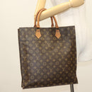 LOUIS VUITTON Monogram Sac Plat Hand Bag M51140 LV Auth 134658-18