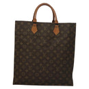 LOUIS VUITTON Monogram Sac Plat Hand Bag M51140 LV Auth 134658-13